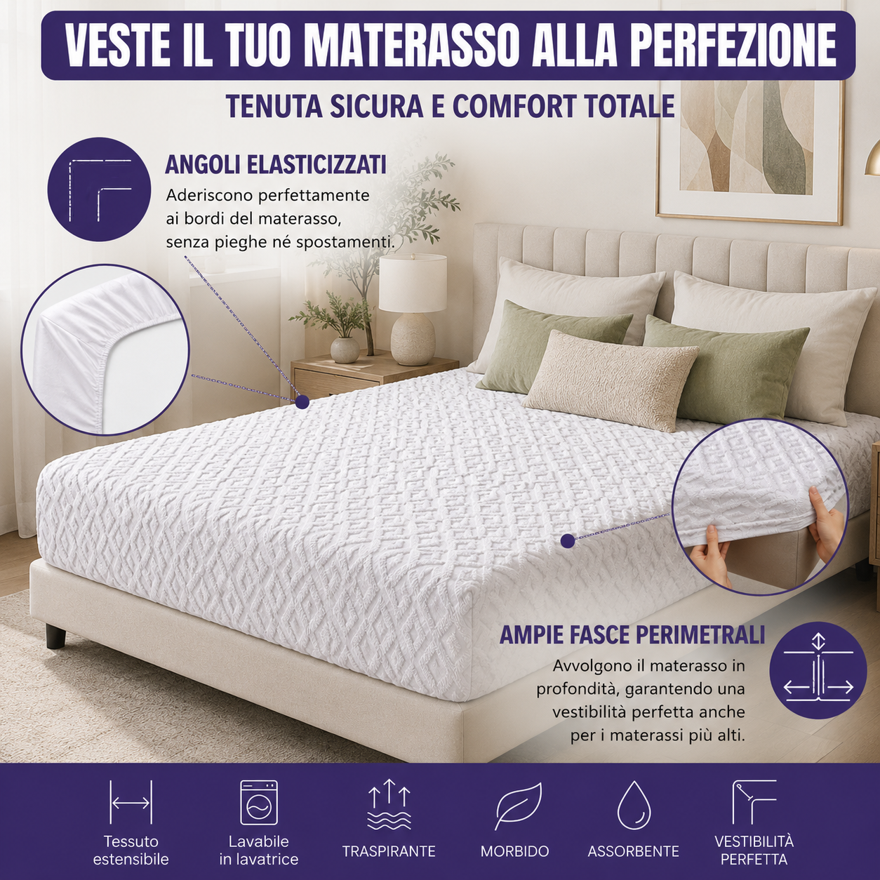 #tessuto_Spugna Jacquard
#taglia_matrimoniale